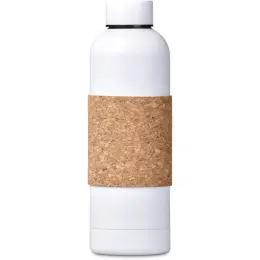 Kooshty Bermuda Kork Recycled Stainless Steel Water Bottle Solid White